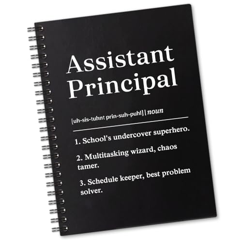 Cahier à spirale 160 pages lignées pour l'organisation des administrateurs et directeurs d'école