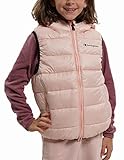 Champion Outdoor - Small Script Logo Vest, Gilet Unisex - Bambini e ragazzi, Rosa Antico, 15-16 anni