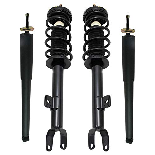 Image of TRQ Front and Rear Complete Strut Assembly & Shock Absorber Kit Complete Strut & Coil Spring Assembly for 2011-2019 Chrysler 300