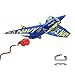 WindNSun Wind Force Blue Angels Nylon Kite, 40 Inches Wide
