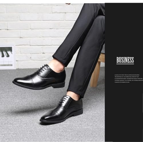 Men's Brogues Classic Lace-ups Oxford Dress Shoes Formal Business Derby Shoes for Office Uniform Party3