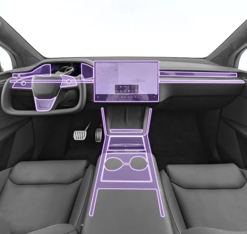 Éviter les rayures sur la console Tesla Model X avec le film TPU