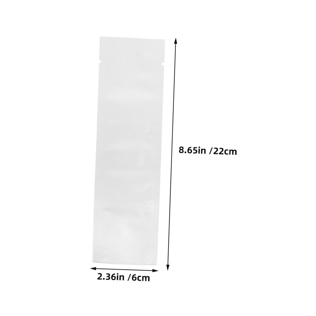 OKUMEYR 100pcs Reusable Vacuum Pouches for Food Storage for Protein Powder and Snack Packing Freezable and Heat Sealable Compact Design for Kitchen Organization