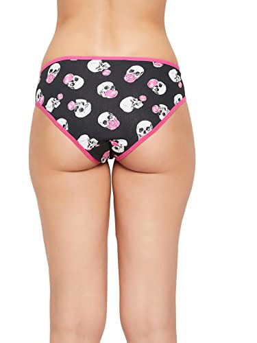 Image of Clovia Women's Cotton Low Waist Printed Bikini Panty