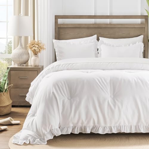 QUIETSEA Queen Bed in a Bag 7 Pieces Comforter Set
