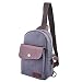 Canvas Sling Bag,Qcute Outdoor Sports Casual Chest Bags Satchel Shoulder Backpack for Men Women (Navy Blue)