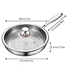 YshiMing Tipanexi Titanium Non-Stick Frying Pan with Lid - Scratch-Resistant Cookware for All Cooktops, Perfect for Healthy Cooking and Easy Cleanup,11.02in #1