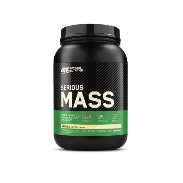 Optimum Nutrition, Serious Mass Weight Gainer Protein, Vanilla 2.95 LB Optimum Nutrition, Serious Mass Weight Gainer Protein, Vanilla 2.95 LB