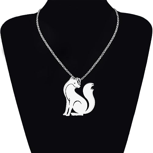 Collier renard arctique, cadeau d'anniversaire idéal pour femmes et filles - 2