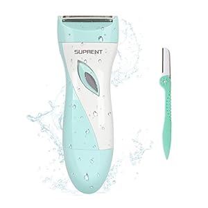 Elektrischer Damenrasierer SUPRENT Rasierer Damen Lady Shaver Elektrischer Rasierer für Frauen 3 in 1 Klinge für Damen…