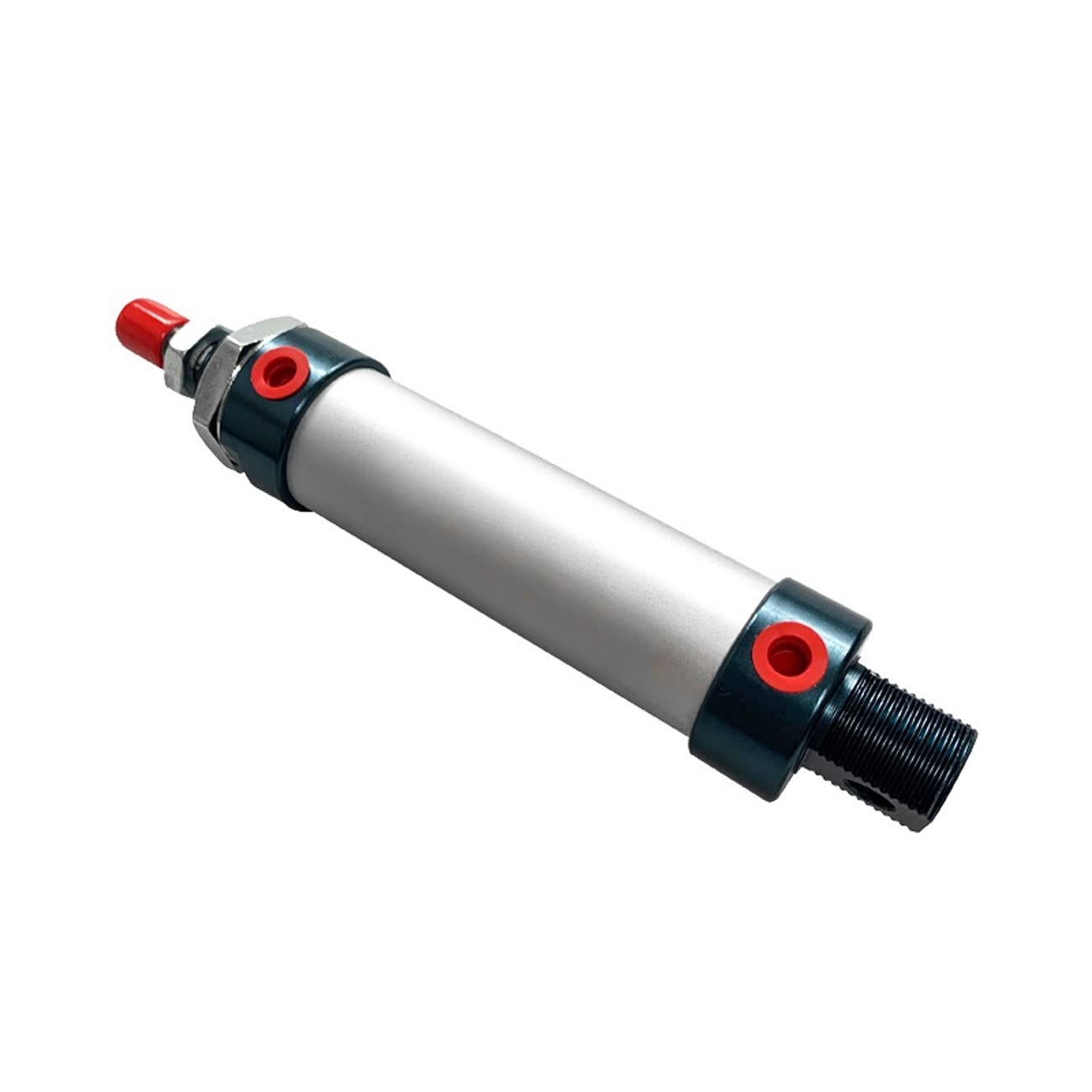 25-400mm Corsa Mal Serie Mini Cilindro Pneumatico 16/20/25/32/40mm Alesaggio A Doppio Effetto in Lega di Alluminio Cilindro Ad Aria (Color : 125mm Stroke, Size : 32mm)