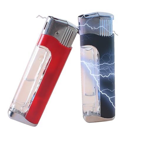 Image of SHAKTISM Electric Shocking Prank Toy - Funny Shock Gag for April Fool, Magic Trick Joke Toy, Novelty Gift for Friends, Party Trick Toy for Kids & Adults (Shocking Lighter)