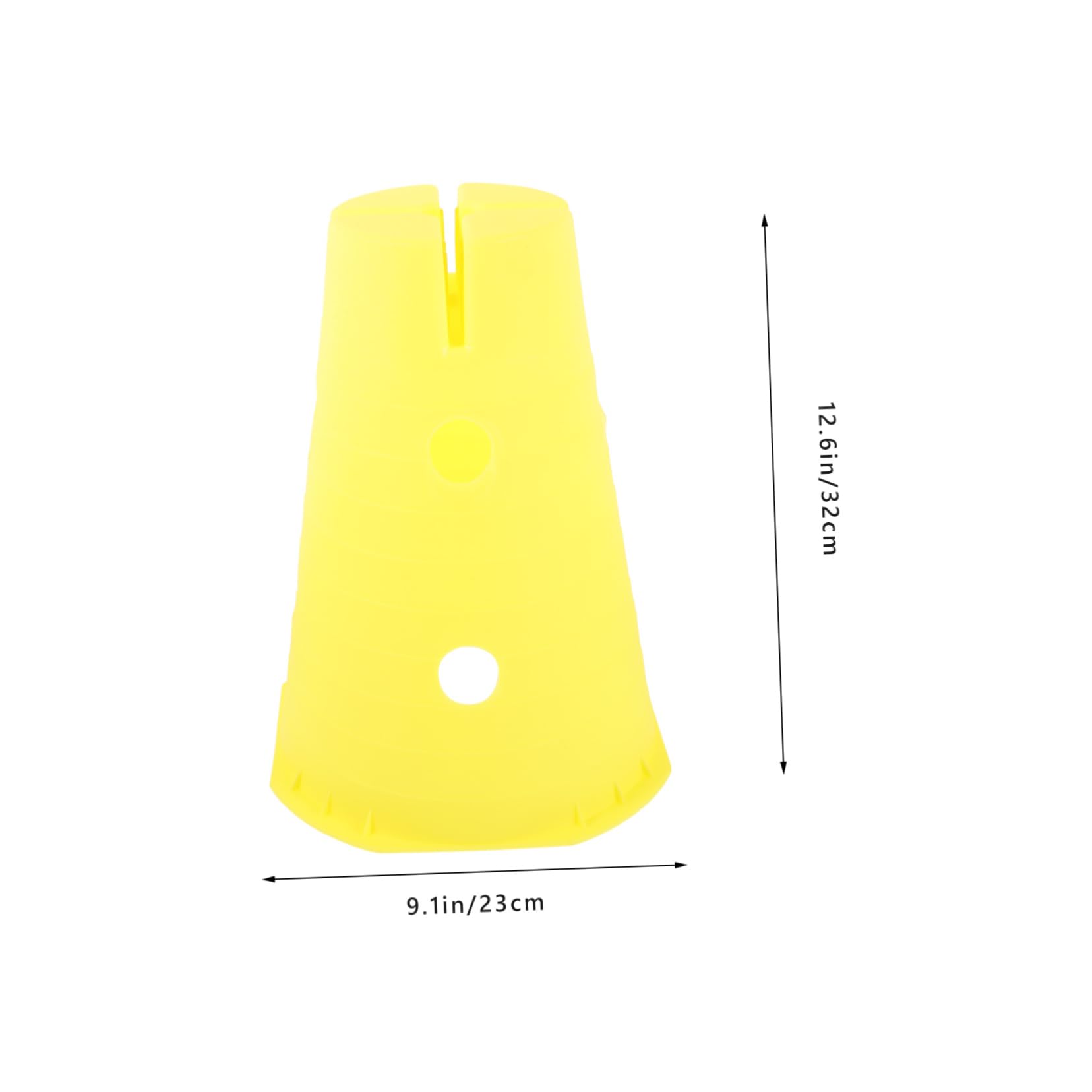 ibasenice Training Marker Bucket Sign Hurdle Training Cone Flat-top Sports Tool Easy Setup