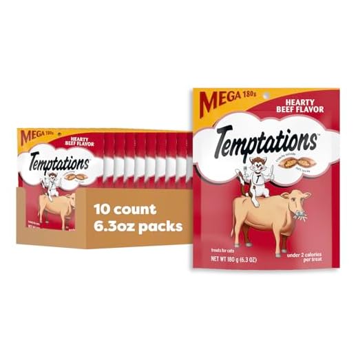 Temptations Hearty Beef Cat Treats