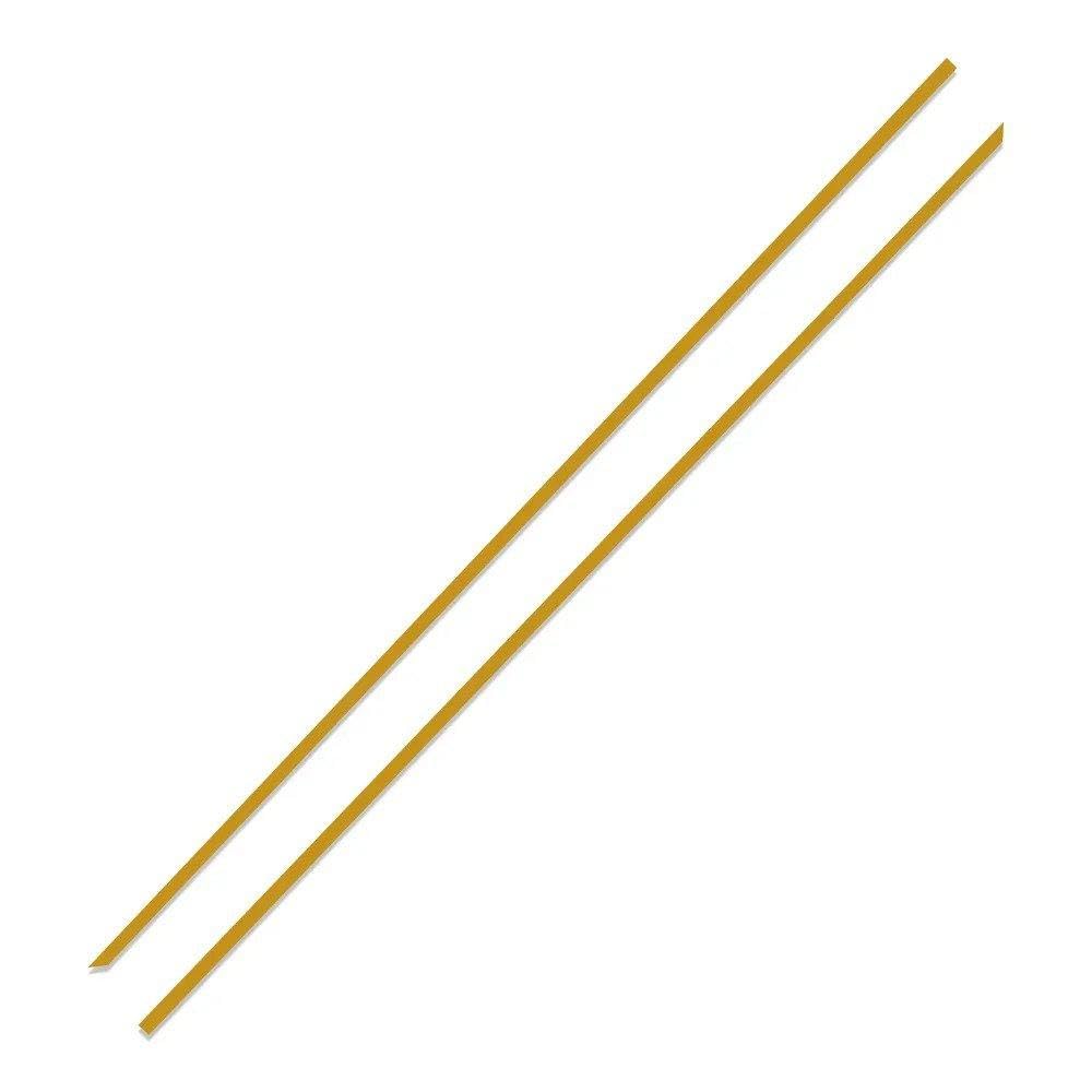 Dabhuoc Matt Gold 2Pcs Car Door Side Skirt Sports Stickers For Golf Mk7 Mk5 Mk2 Mk6 Mk4 Mk1 Mk3(Matt Gold)
