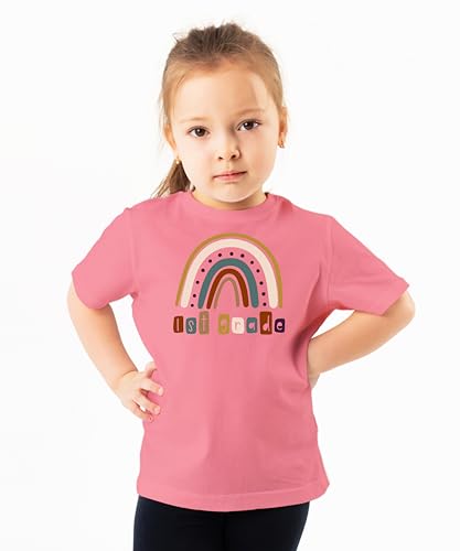 1st Grade Rainbow First Day of School Gift Back to School T-Shirt Back to School Shirts4