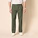 Amazon Essentials Men's Classic-Fit Wrinkle-Resistant Pleated Chino Pant, Olive, 40W x 32L