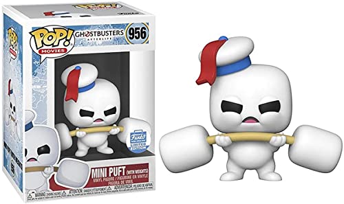 Funko Pop! Movies: Ghostbusters: After-Mini Puft with Weights - Ghostbusters Afterlife - Figura de Vinilo Coleccionable - Idea de Regalo- Mercancia Oficial - Juguetes para Niños y Adultos