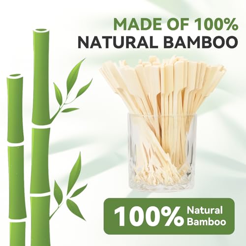 image for HOPELF 100PCS Cocktail Picks, Fancy Toothpicks for Appetizers, Decorat