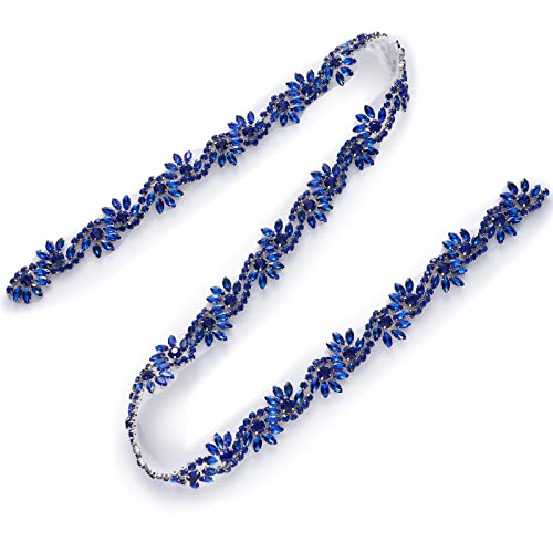 Rhinestone Applique for Wedding Dress Belt Embellishment