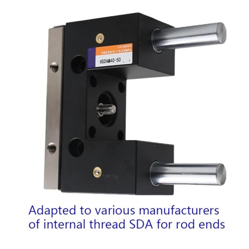 Support de guidage fixe de base de cylindre SDA63X100 pour automatisme - 4