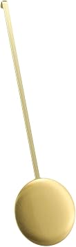 Sophisticated Wall Clock Pendulum, Gold Brass Clock Pendulum In Elegant Gold Finish for DIY Wall Clocks With Unique Design(Length 220mm)