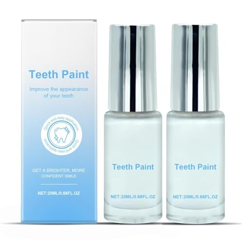 2PC Peinture Celsky – Peinture Celsky Pour Les Dents, Dent Blanche Instantanée, Stylo Blanchiment Dents, Blanchiment Dentaire, Blanchisseur De Dénts, Dént Blanche Paint, Blanchimént Des Dent