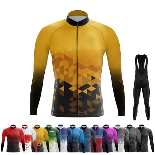 COITROZR Maillot Ciclismo Personalizado Transpirable Manga Larga Secado Rápido Camiseta para Adulto/Adolescente con Logotipo del Equipo(C)