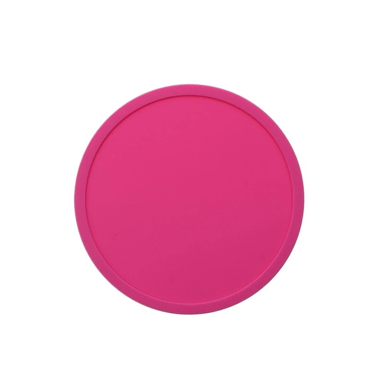 10Pcs 9cm Multifunctional Silicone Circular Coaster Tea Cup Table Anti Scalding Fouling Slip for Cap(Color12)