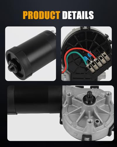 Image of ROADFAR Front Windshield Wiper Motor Fit for Mercedes-Benz for E55 AMG 2003 | Fit For CLK320 1998-2002|For CLK430 1999-2003|For E300 1997-1999|For E320 1996-2002|For E430 1998-2002|OE 2108201742|5 Pins