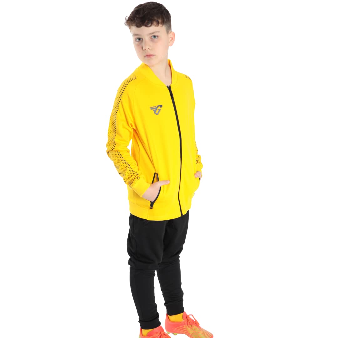 Frankie Garage - Pantaloni Tuta Sportiva per Uomo, Pantalone Tecnico Professionale con Zip per Allenamento, Sport o Palestra