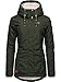 Produktbild Ragwear Damen warme kurze Winterjacke mit Kapuze Monade Intl Dark Olive22 Gr. 3XL