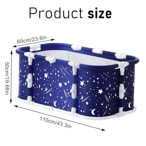 Baignoire autoportante pliable pour bain de glace et bain chaud 1.2M