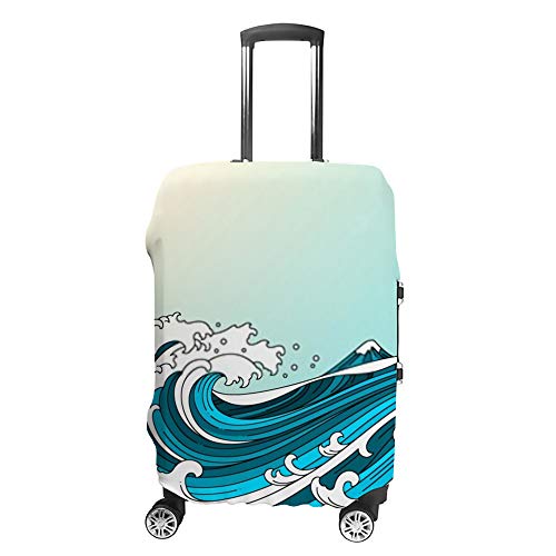 Housse de protection bagages anti-poussière élastique bleue CHEHONG