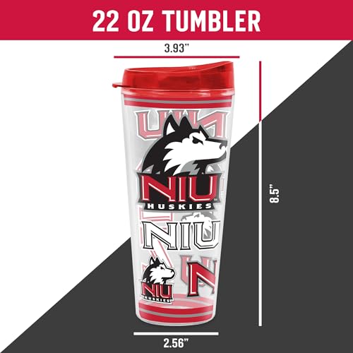 Image of Rico Industries NCAA College Double Wall Mayhem 16oz Or 20oz Tritan Tumbler W Lid