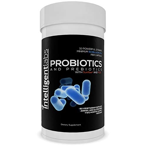 â˜… 50 Billion CFU Probiotic with Prebiotics â˜… No Refrigeration Needed â˜… With Prebiotics for 10x More Effectiveness â˜… 2 Months Supply Per Bottle â˜…