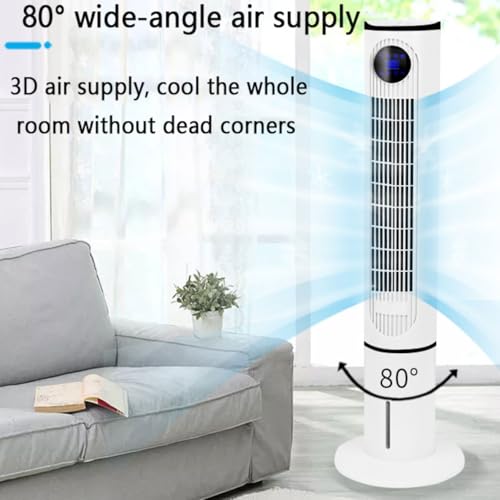 Ventilador de torre con hielo y oscilación de 80 grados para un flujo constante 6