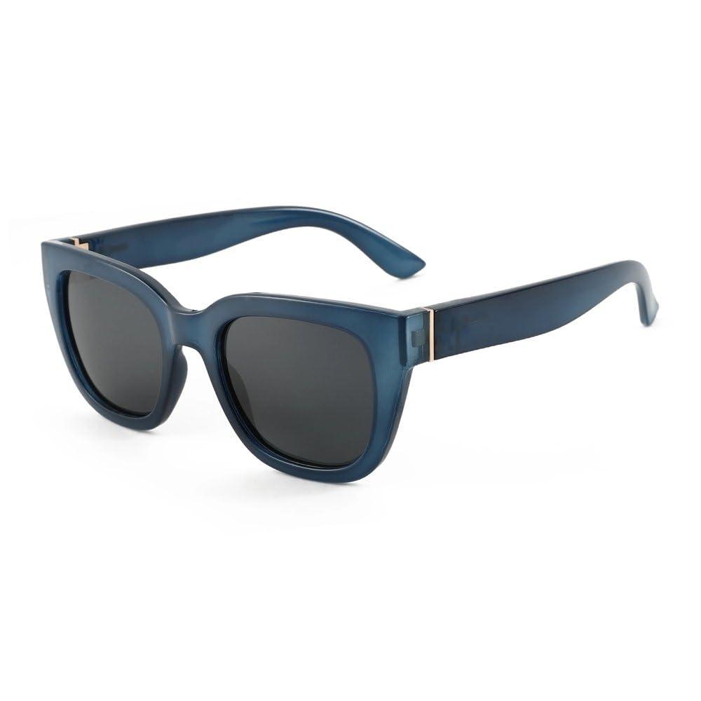 Gafas de sol polarizadas con diseño de mariposa para mujer, protección UV400, estilo ojo de gato.