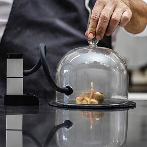 Lacor - 69221 - Magic Food Smoker, Smoking Gun, Kochen Raucher, Enthält Ersatzfilter und Olive Serrén Tasche, Ideal zum Rauchen und Aroma Lebensmittel