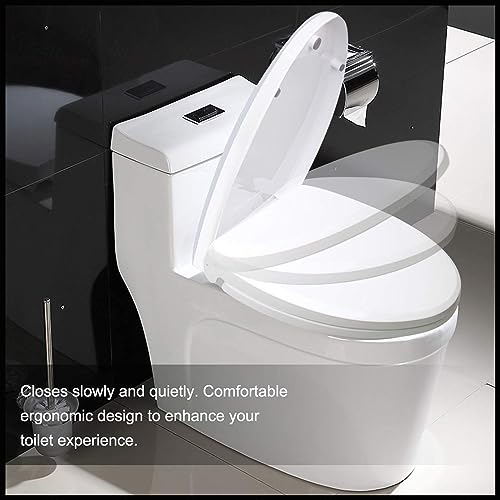 Abattant WC à fermeture douce taille S anti-bruit et durable - 5