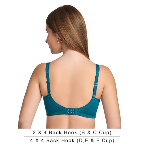 Image of TRYLO Women Full Coverage Bra, Cotton