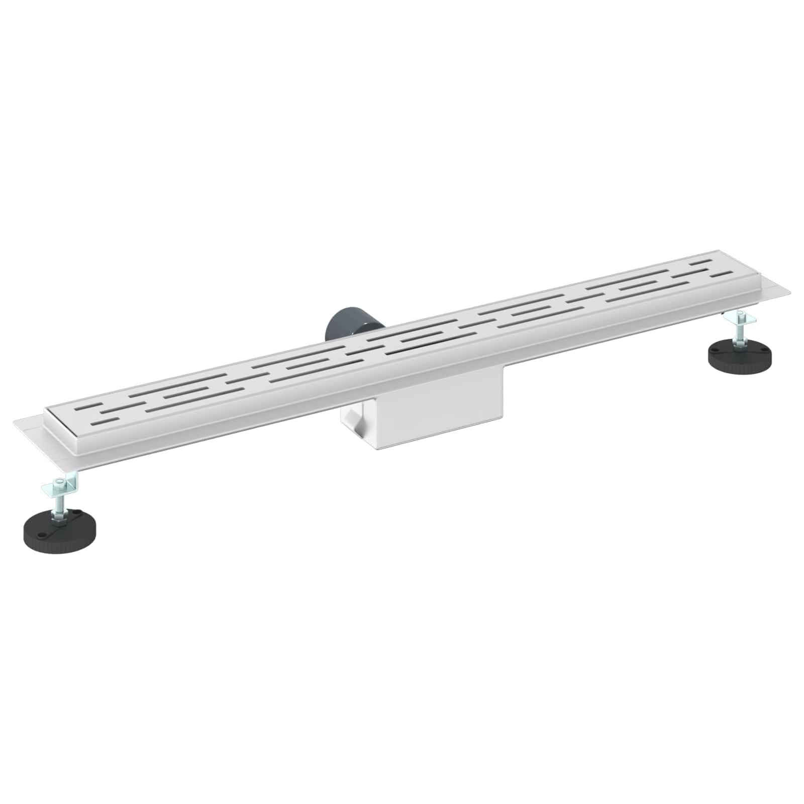 Drenaggio Doccia con Design a Striscia Argento 80 cm, Articoli di ferramenta,Prodotti Idraulici,Ferramenta per la Riparazione di impianti Idraulici,Articoli per idraulica, 3.053kg-42015958