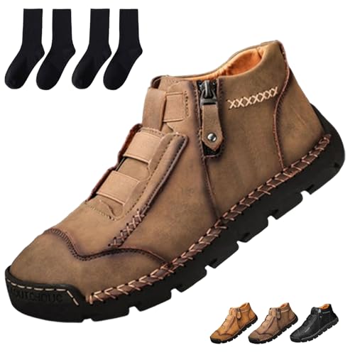 Matufit Shoes for Men, Matufit Orthopedic Shoes for Men Waterproof Genuine Leather Walking Shoes for Man