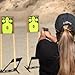 EasyShot Targets Shooting Targets 12 x 18inch Targets Highly Visible Neon Silhouette Paper Targets Heavy-Duty Paper Targets for Shooting in Short and Long Range Hunting Practice