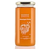 NIYAMAYA Himalayan Honey 500 gm | 100% Pure Natural Raw Honey Unpasteurized & Unprocessed No Added Sugar Multi Flora Himalayan Organic and Fresh