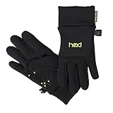 HEAD Kids’ Touchscreen Gloves - Black (LARGE)