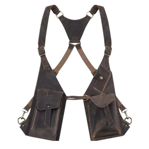 Bolso de axila medieval con correa de cuero para teléfono móvil