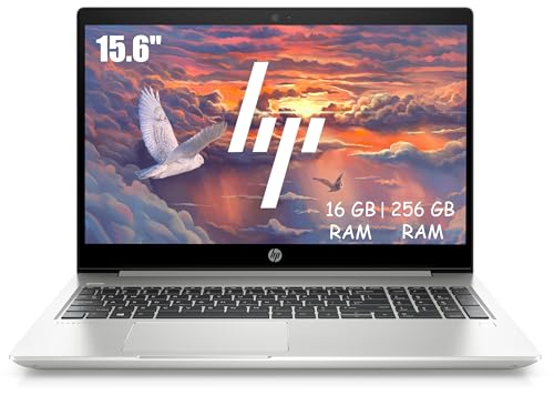 HP ProBook 450 G6   Ordenador portátil profesional, 15,6 pulgadas FHD (1920 x 1080), Intel Core i5 8265U, 16 GB de RAM, SSD de 256 GB, teclado japonés QWERTY, Windows 11 Pro (reacondicionado)