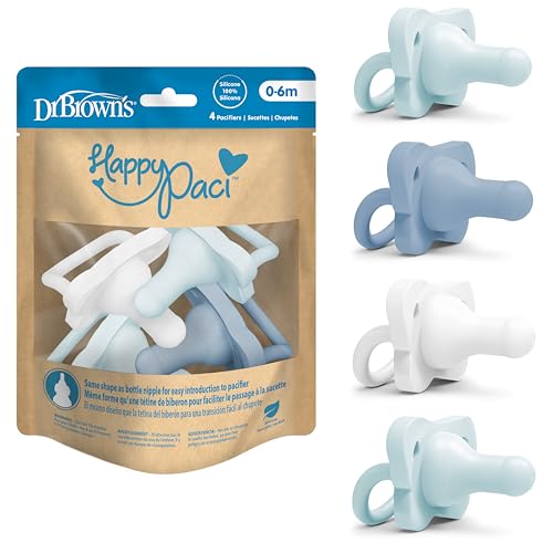 Dr. Brown's HappyPaci in blue, light blue, white