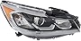 Fitrite AutoParts New Front Right Passenger Side Halogen Headlight Assembly For 2016-2017 Honda Accord Sedan, LX Models, Made Of PP Plastic HO2503168 33100T2AA61